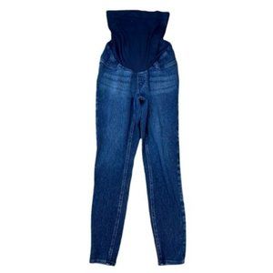 Spanx Women's Maternity Mama Ankle Jean-Ish Leggings Full Panel Pants Size Small